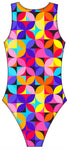 Female water polo swimsuit - Geo petals