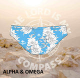 Alpha And Omega GRATEFUL PEONIES Bikini Bottom