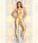 Gold Snake Leggings 3/4 and Full Leg