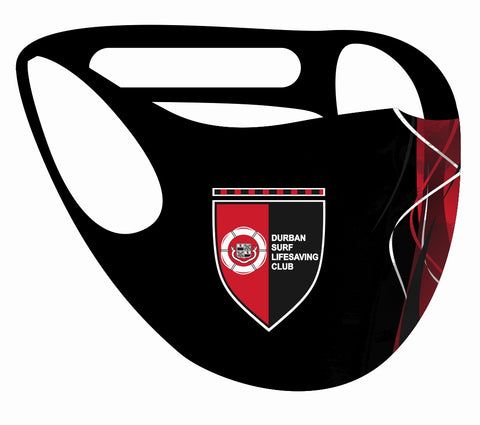 Ultimate comfort reusable face mask Durban Surf Lifesaving Club Print