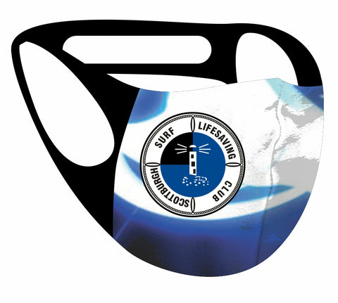 Ultimate comfort reusable face mask Scottburgh Lifesaving Club Print