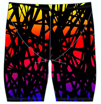Men's Jammer Swimsuit - Neon Web (2889)