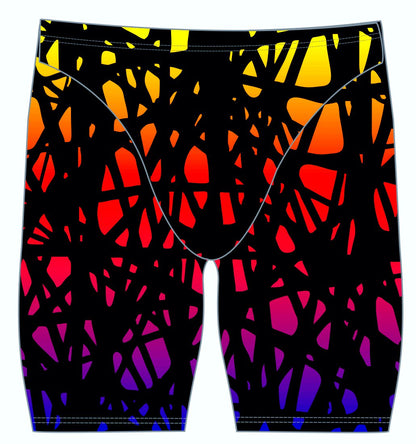 Men's Jammer Swimsuit - Neon Web (2889)