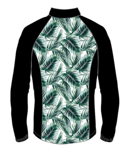 Long Sleeve Cycle-Trail Jacket -Palm Print