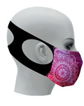 Ultimate Comfort Reusable Face Mask Pink Mandala