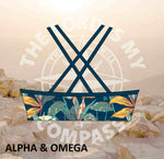 Alpha And Omega Trust His Timing Tropical  Bikini Top