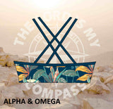 Alpha And Omega Trust His Timing Tropical  Bikini Top