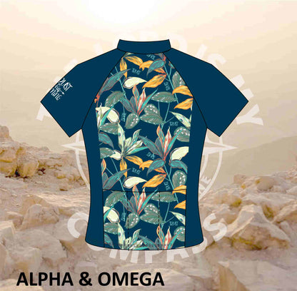 A&O Trust His Timing Tropical Pro Cycling Shirt (3164)
