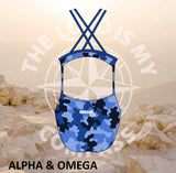 Alpha And Omega Warrior Blue Camo Full Costume
